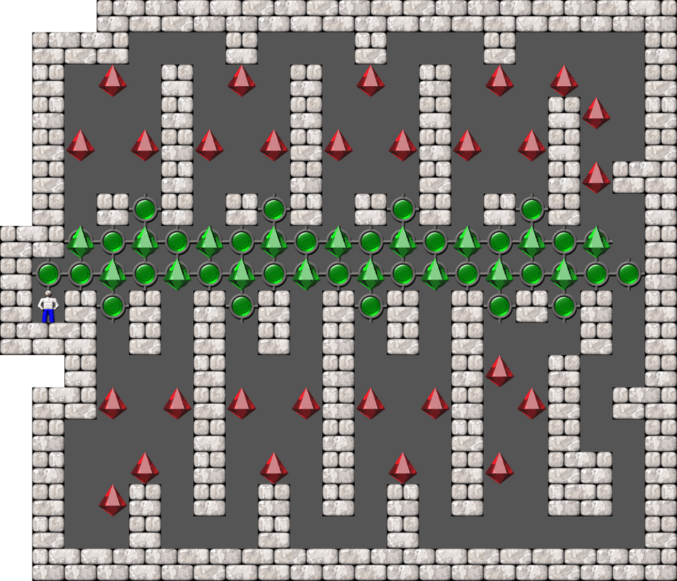 Sokoban Mass Remodel level 190